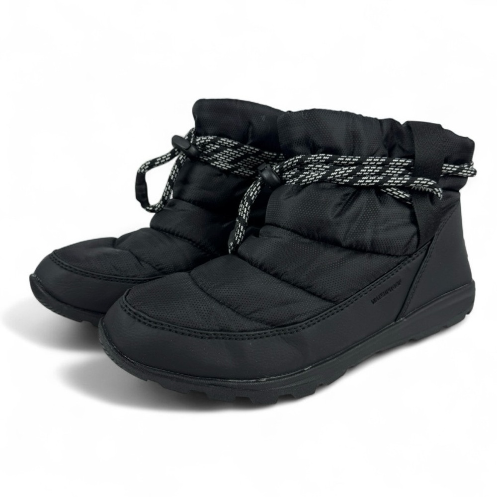 Sorel Whitney Black Puffer Insulated Winter Boots Sz 9